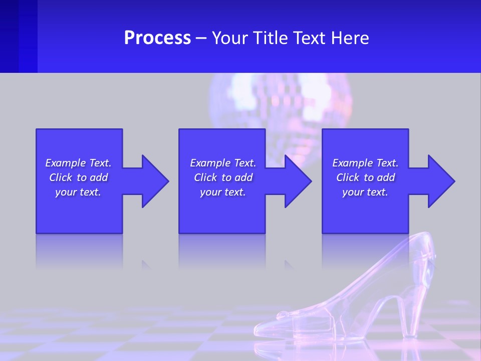 Slipper Cinderella Party PowerPoint Template