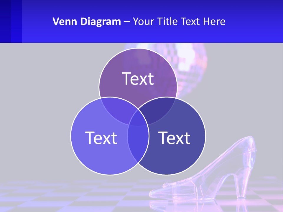 Slipper Cinderella Party PowerPoint Template