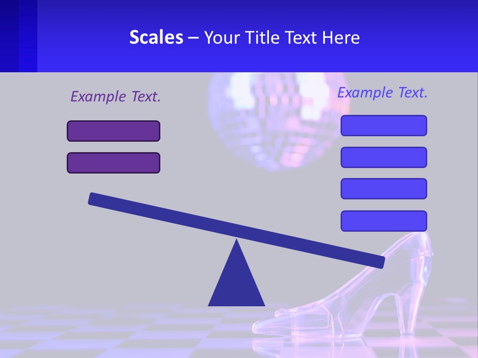 Slipper Cinderella Party PowerPoint Template