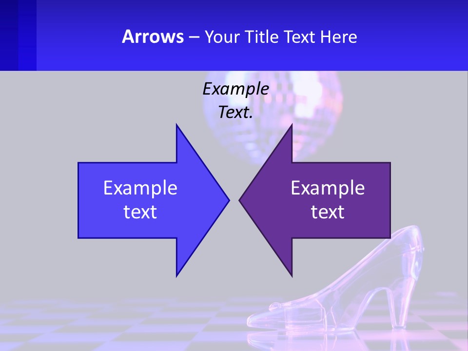 Slipper Cinderella Party PowerPoint Template