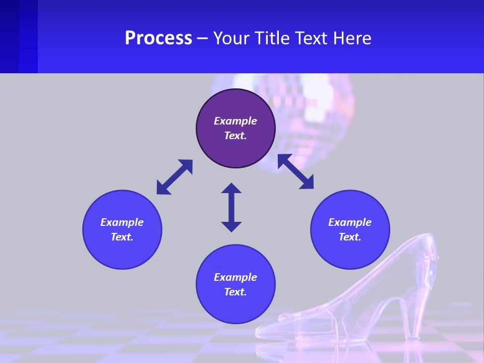 Slipper Cinderella Party PowerPoint Template