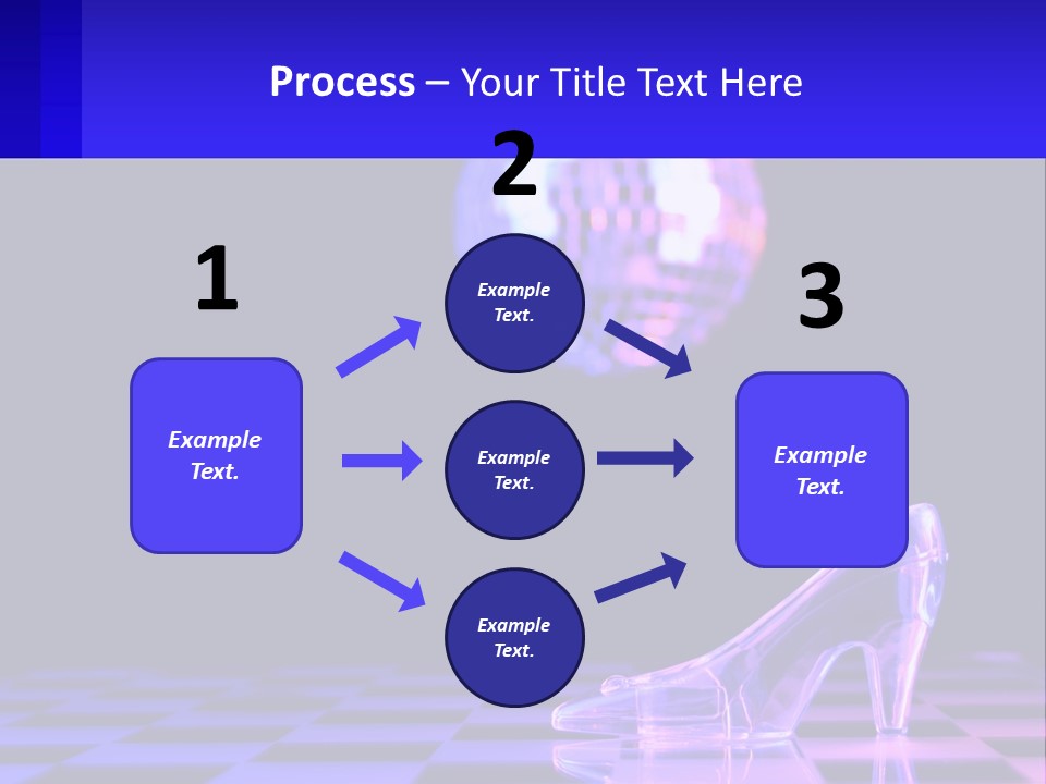 Slipper Cinderella Party PowerPoint Template