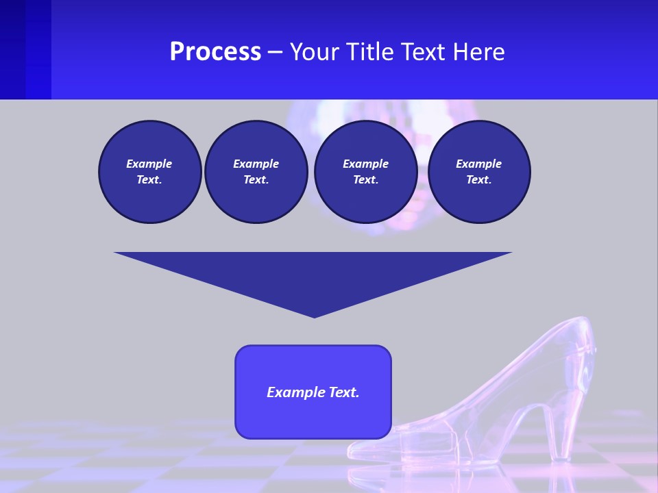 Slipper Cinderella Party PowerPoint Template