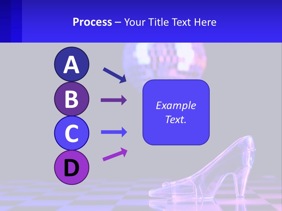 Slipper Cinderella Party PowerPoint Template