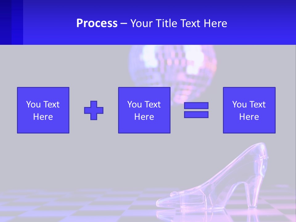 Slipper Cinderella Party PowerPoint Template
