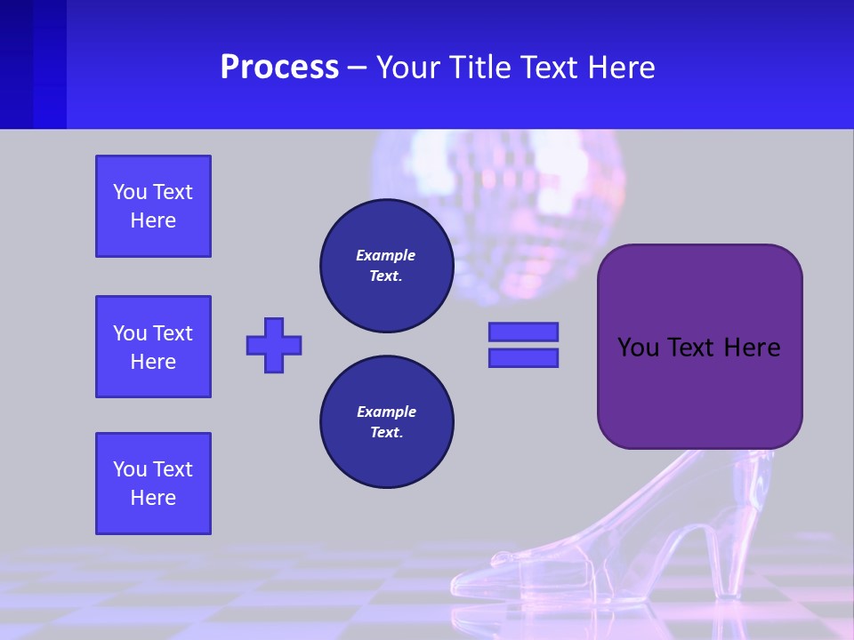Slipper Cinderella Party PowerPoint Template