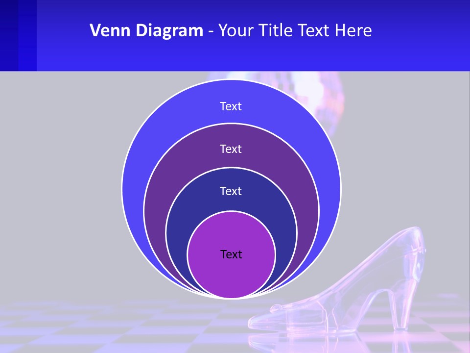 Slipper Cinderella Party PowerPoint Template