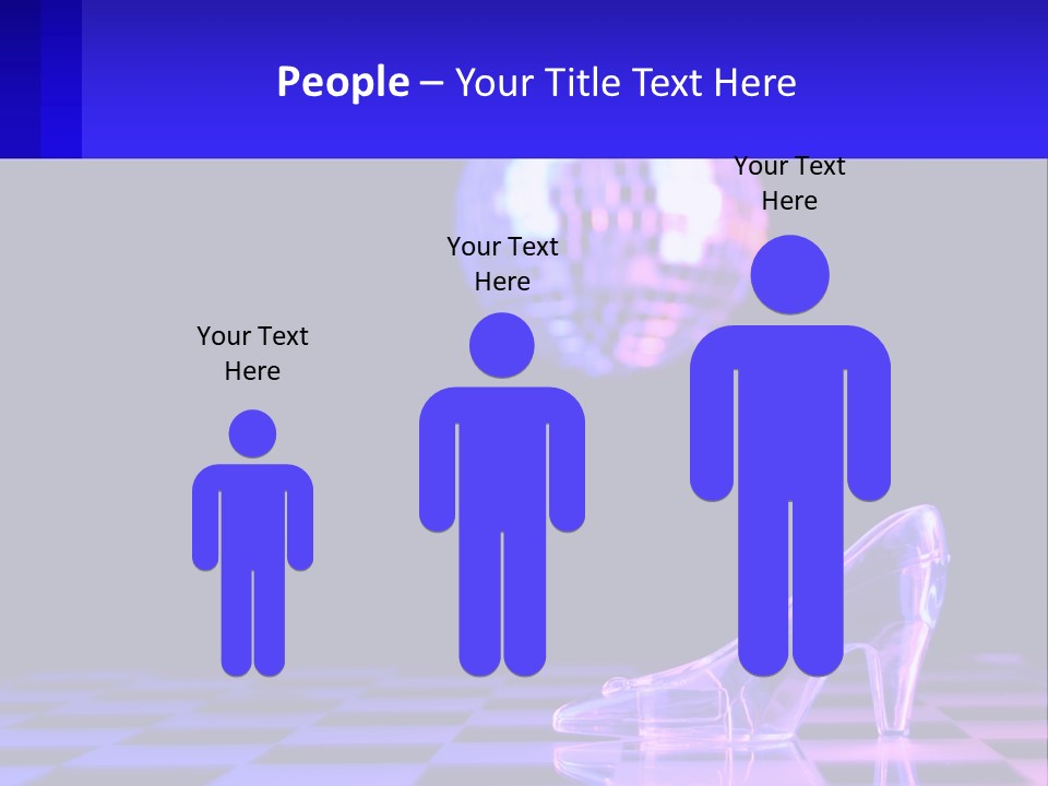 Slipper Cinderella Party PowerPoint Template