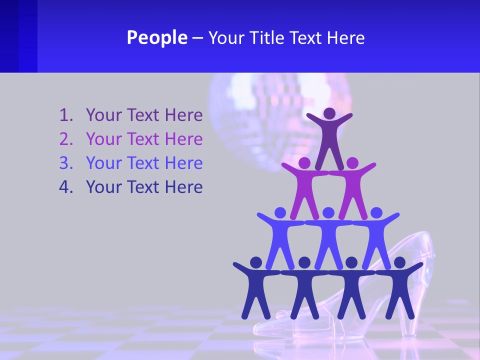 Slipper Cinderella Party PowerPoint Template