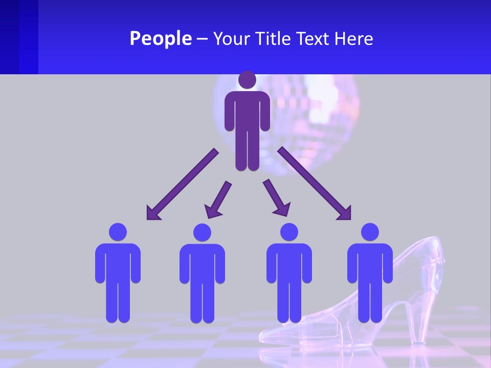 Slipper Cinderella Party PowerPoint Template