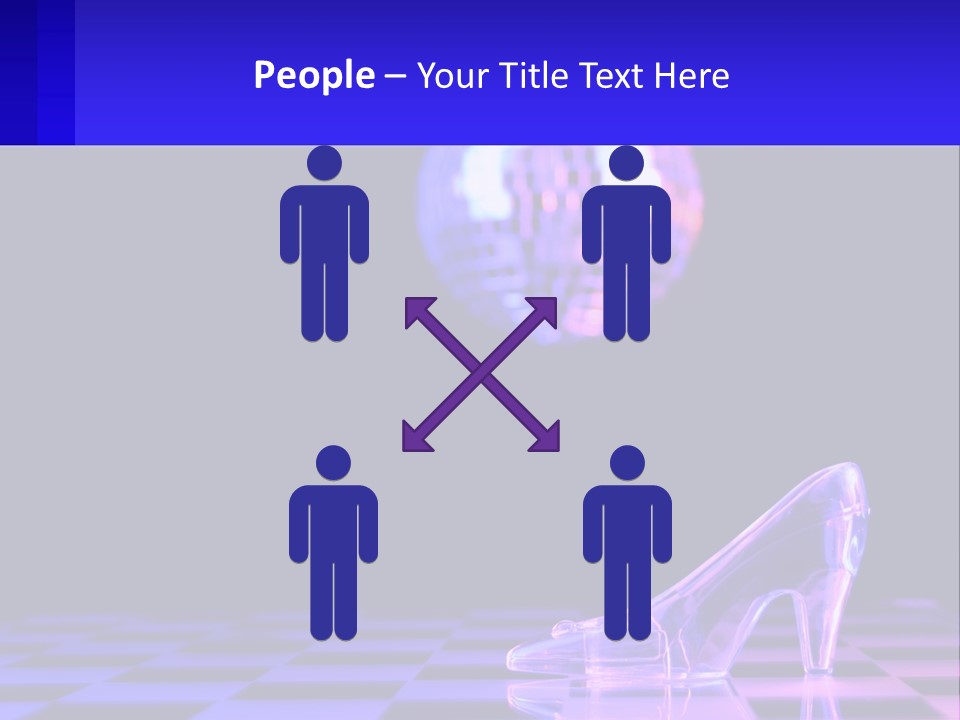 Slipper Cinderella Party PowerPoint Template