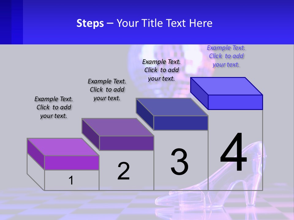 Slipper Cinderella Party PowerPoint Template