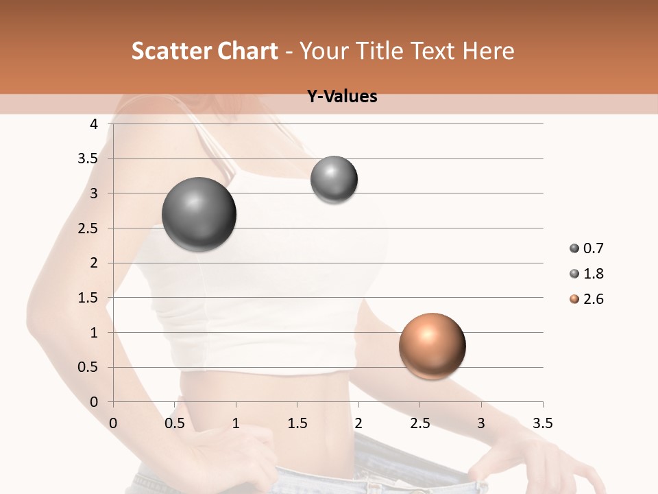A Woman In A White Top Is Standing With Her Hands On Her Hips PowerPoint Template