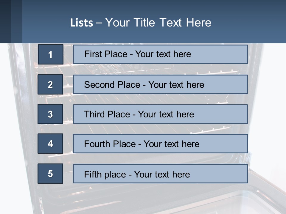Wall Kitchen Cook PowerPoint Template