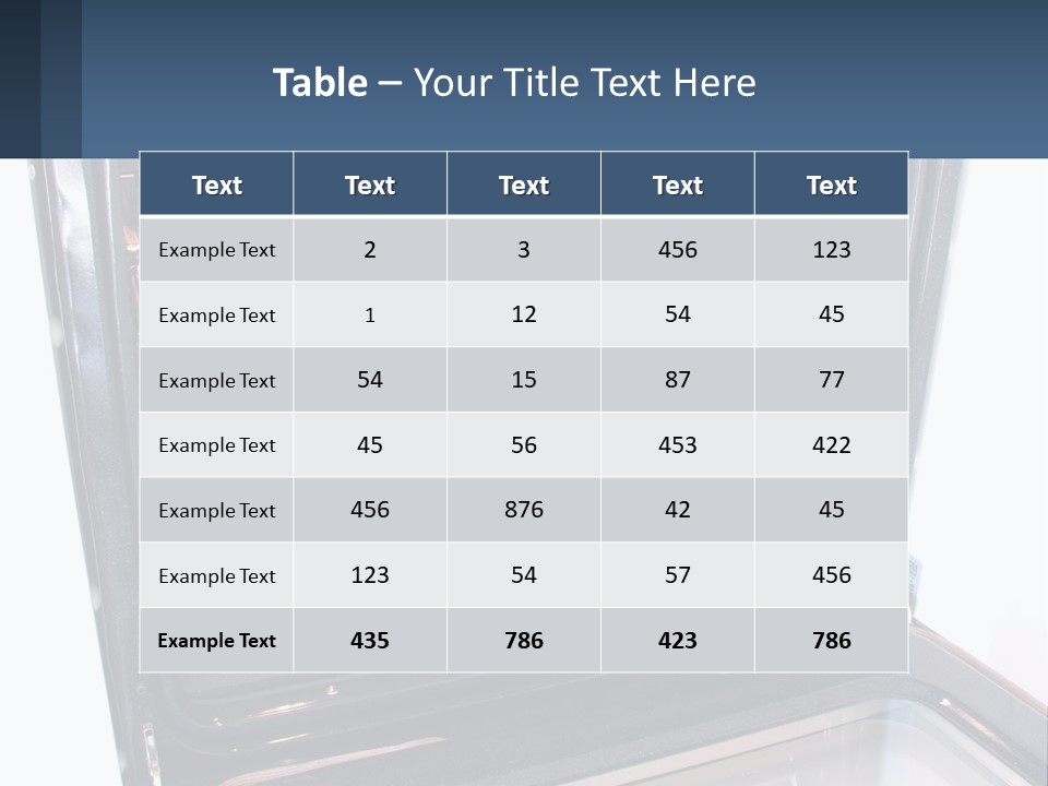 Wall Kitchen Cook PowerPoint Template