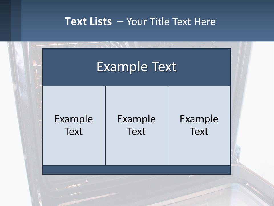 Wall Kitchen Cook PowerPoint Template