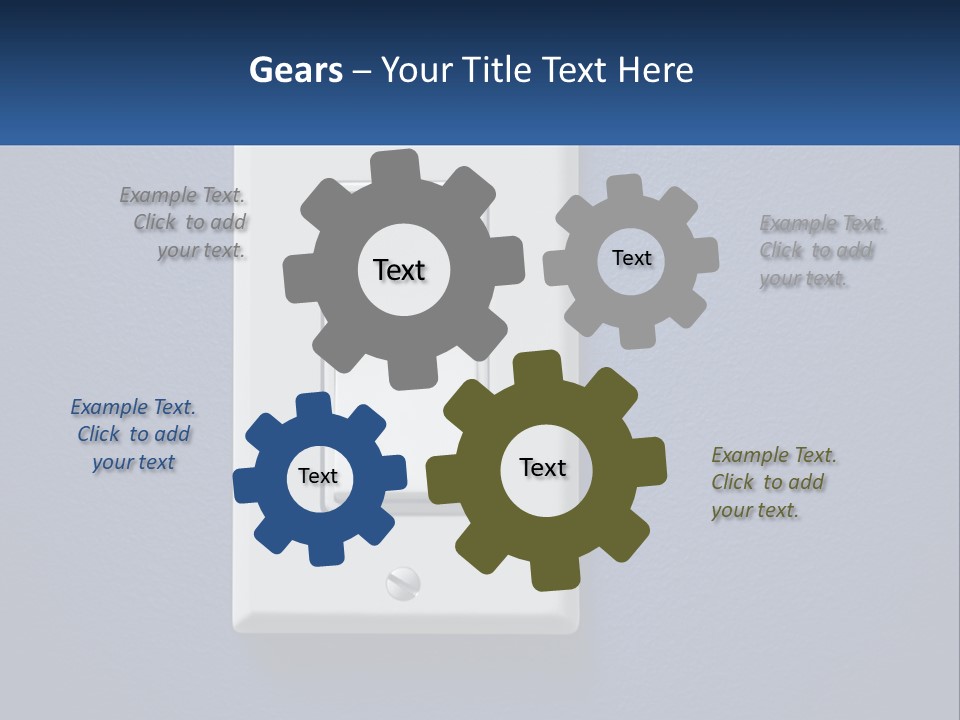 Monitor Electricity Business PowerPoint Template