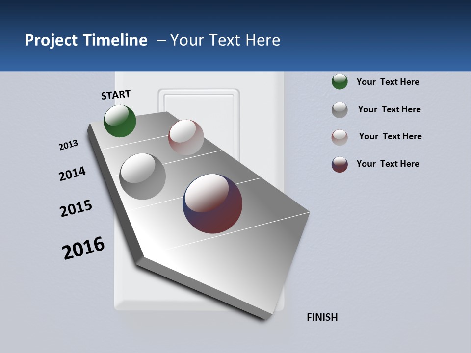 Monitor Electricity Business PowerPoint Template
