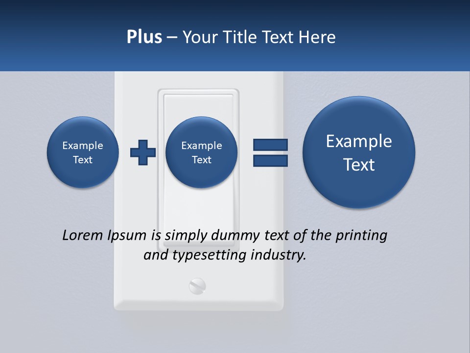 Monitor Electricity Business PowerPoint Template