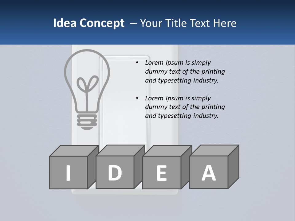 Monitor Electricity Business PowerPoint Template