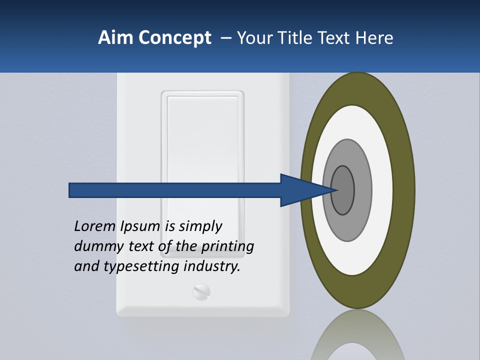 Monitor Electricity Business PowerPoint Template