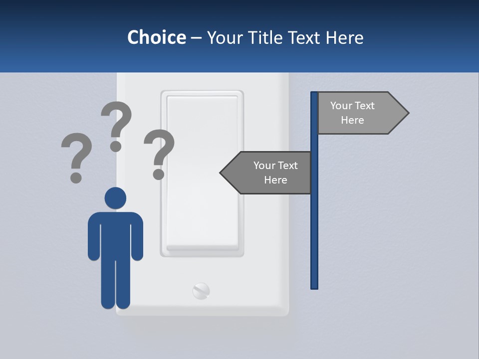 Monitor Electricity Business PowerPoint Template