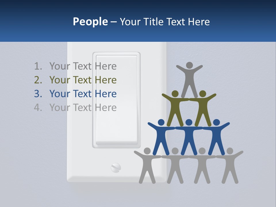 Monitor Electricity Business PowerPoint Template