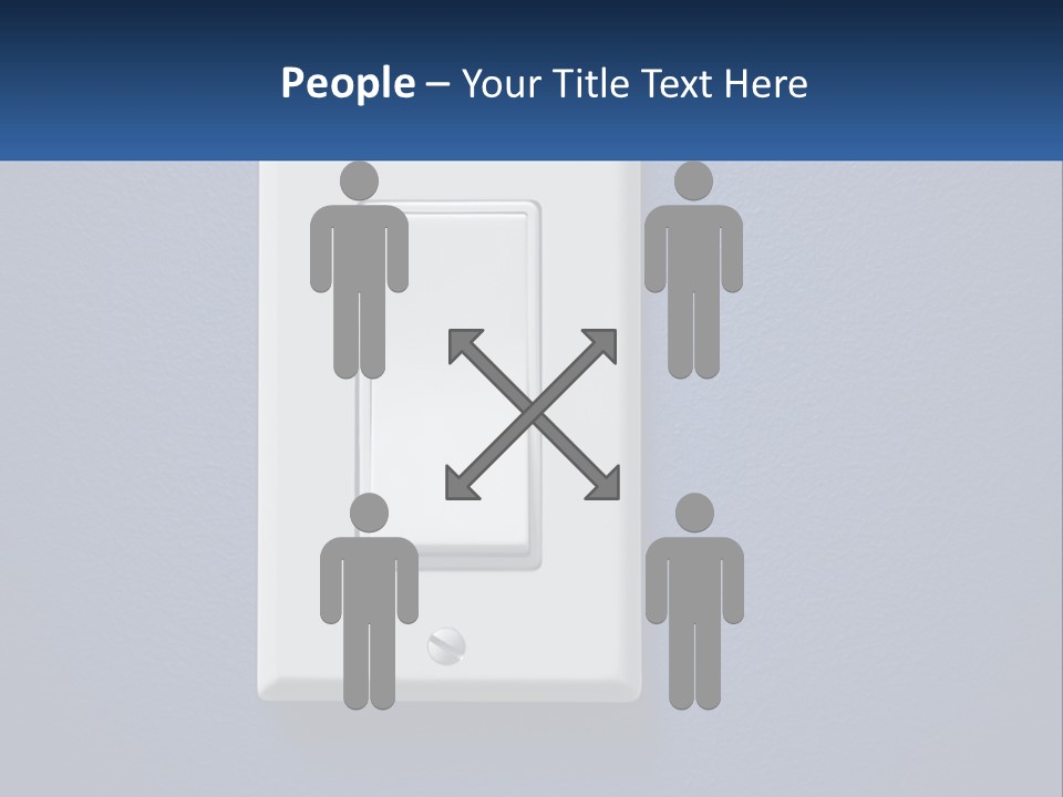 Monitor Electricity Business PowerPoint Template