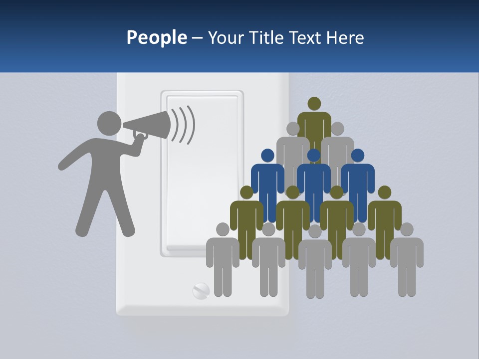 Monitor Electricity Business PowerPoint Template