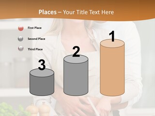 A Man And Woman Cutting Vegetables On A Cutting Board PowerPoint Template
