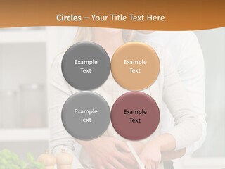 A Man And Woman Cutting Vegetables On A Cutting Board PowerPoint Template