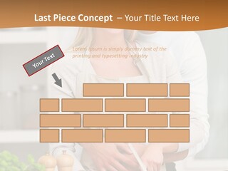 A Man And Woman Cutting Vegetables On A Cutting Board PowerPoint Template