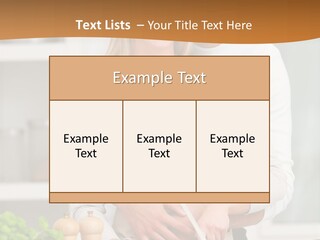 A Man And Woman Cutting Vegetables On A Cutting Board PowerPoint Template