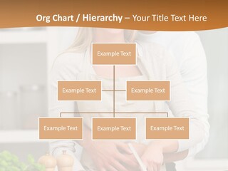 A Man And Woman Cutting Vegetables On A Cutting Board PowerPoint Template
