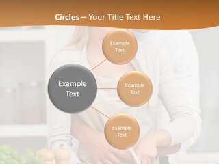 A Man And Woman Cutting Vegetables On A Cutting Board PowerPoint Template