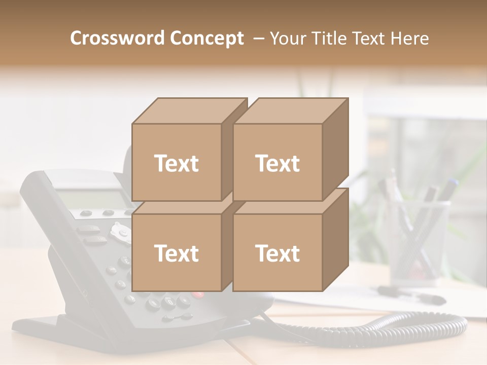 Communicate Internet Receiver PowerPoint Template