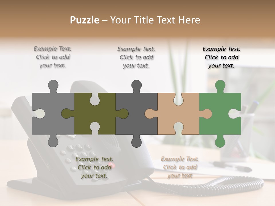 Communicate Internet Receiver PowerPoint Template