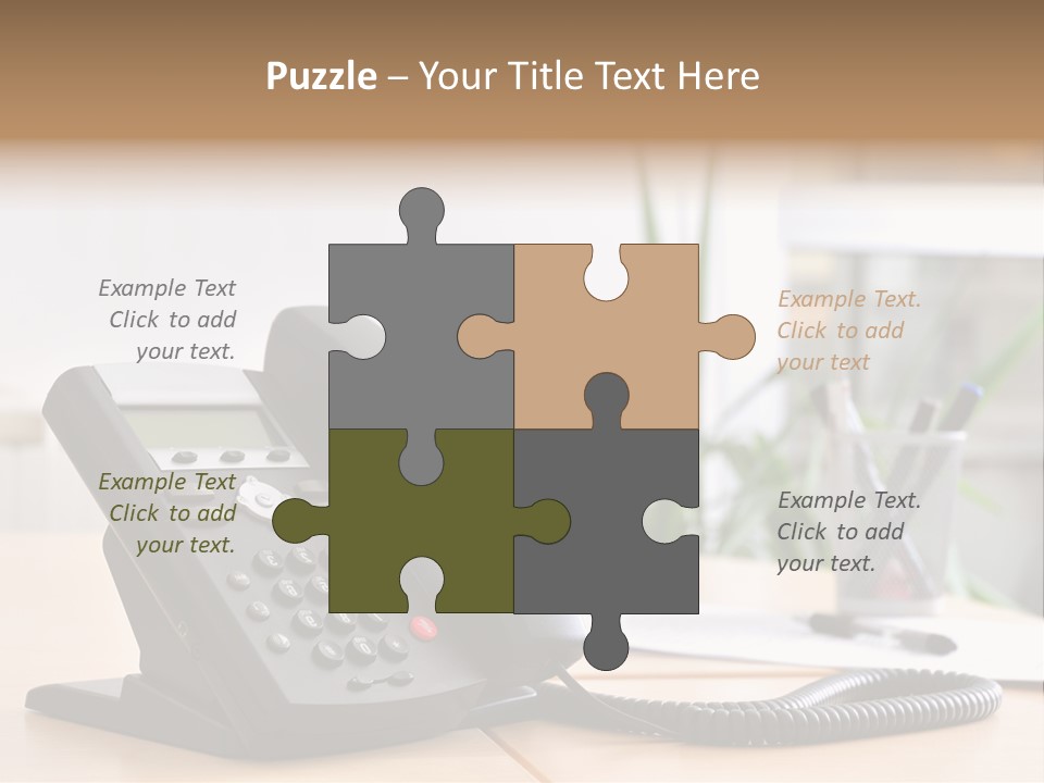 Communicate Internet Receiver PowerPoint Template