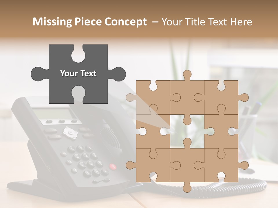 Communicate Internet Receiver PowerPoint Template