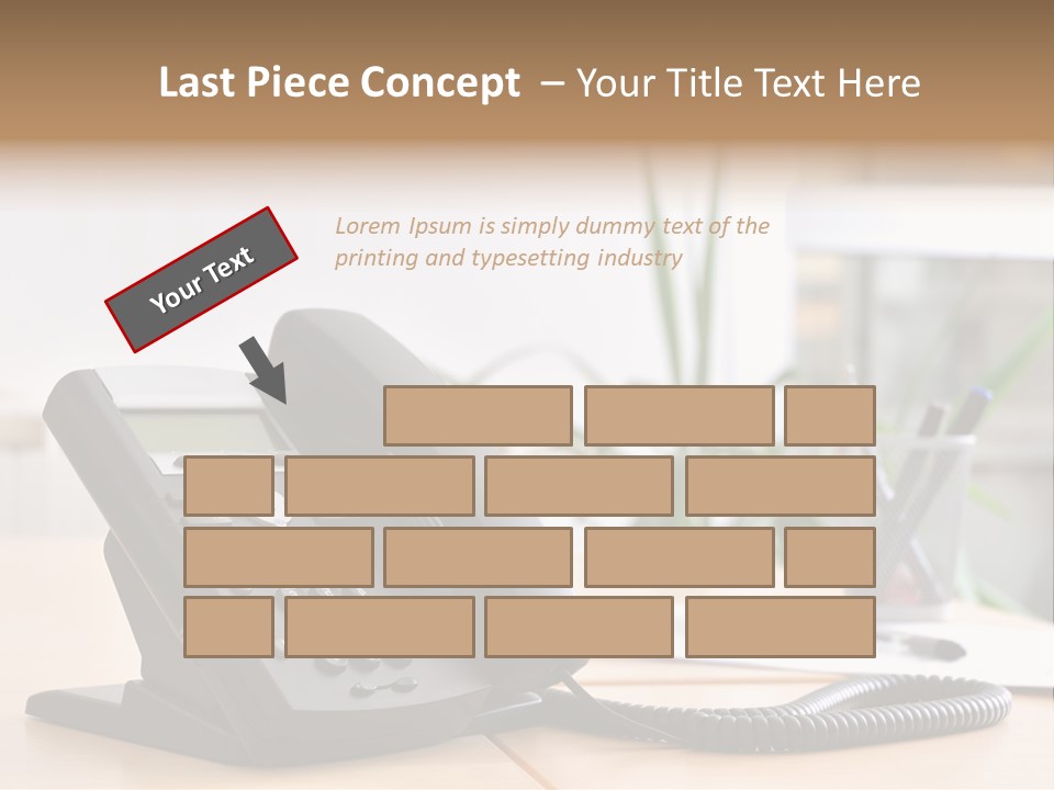 Communicate Internet Receiver PowerPoint Template