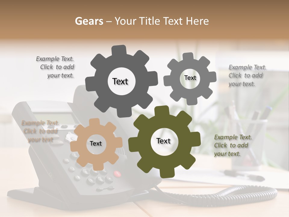 Communicate Internet Receiver PowerPoint Template