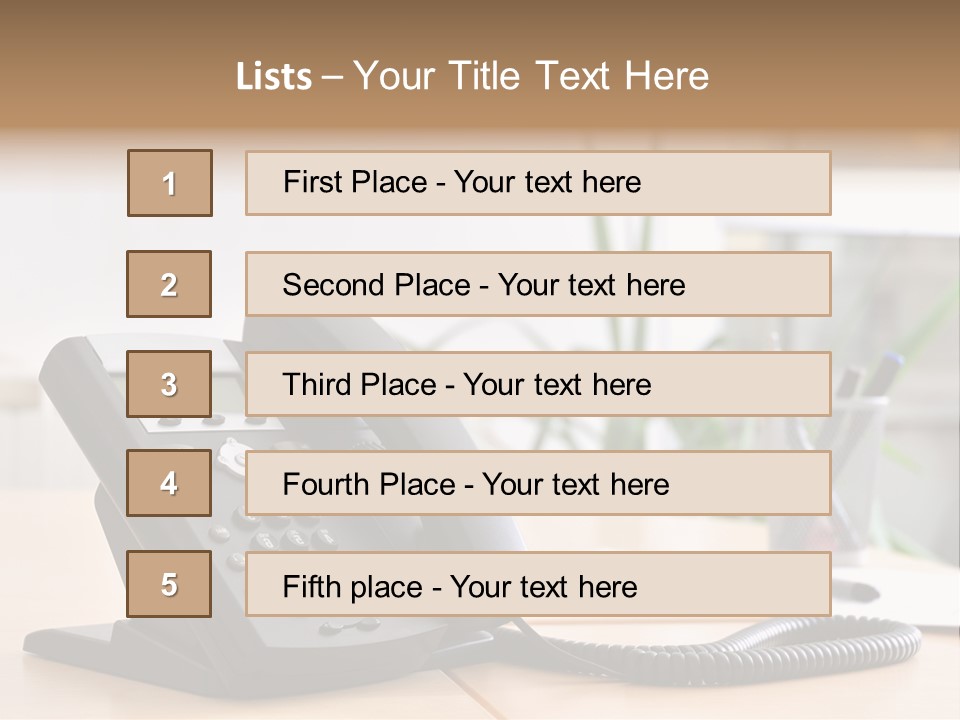 Communicate Internet Receiver PowerPoint Template