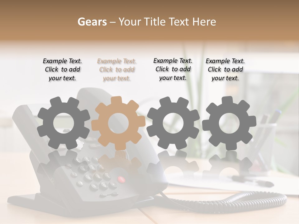 Communicate Internet Receiver PowerPoint Template