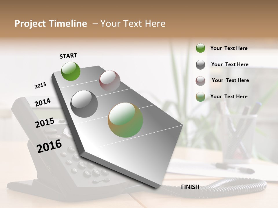 Communicate Internet Receiver PowerPoint Template