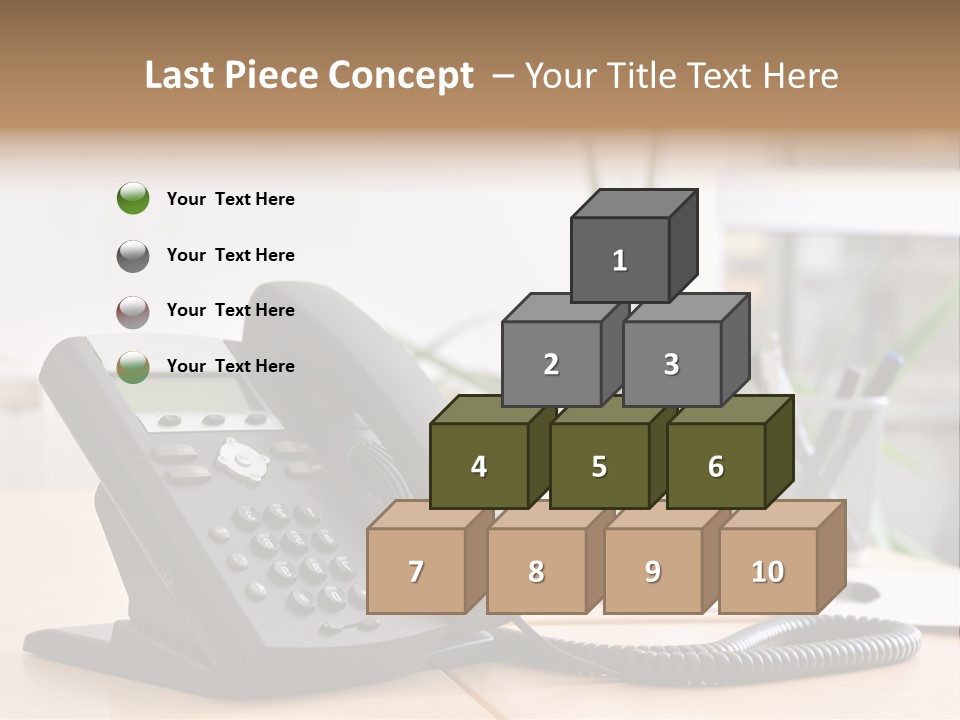 Communicate Internet Receiver PowerPoint Template