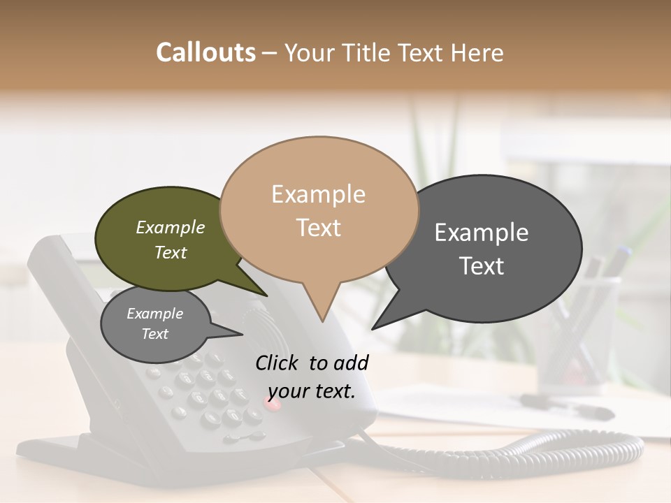 Communicate Internet Receiver PowerPoint Template