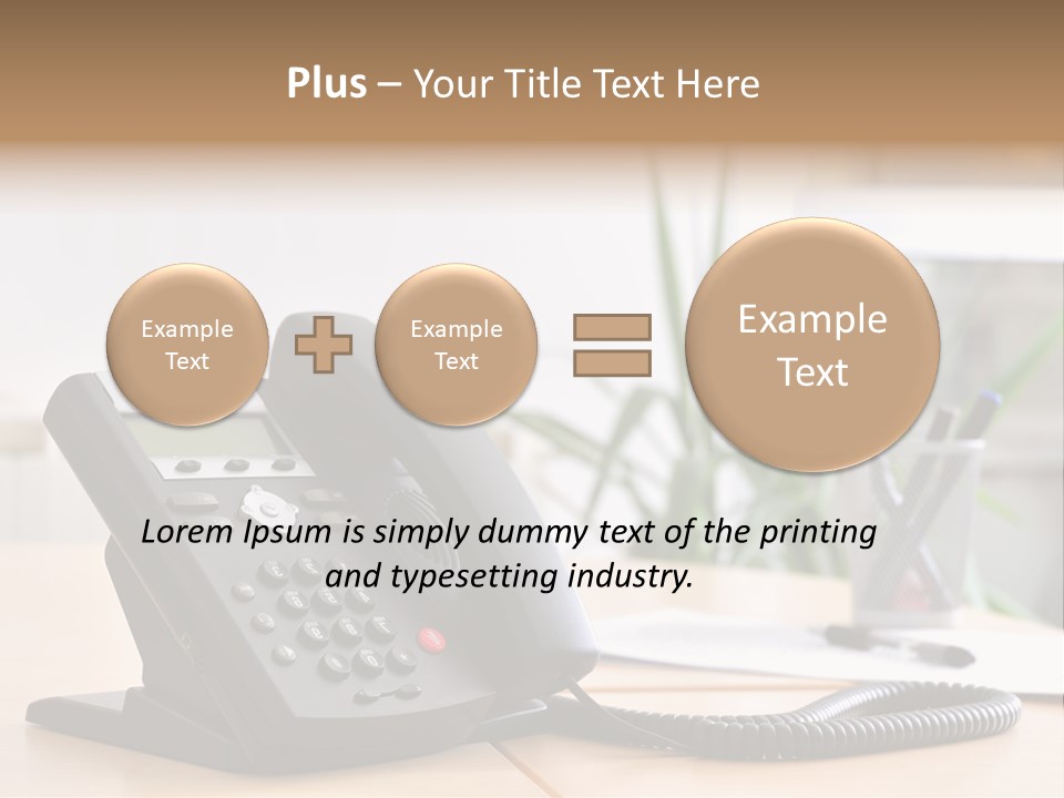 Communicate Internet Receiver PowerPoint Template