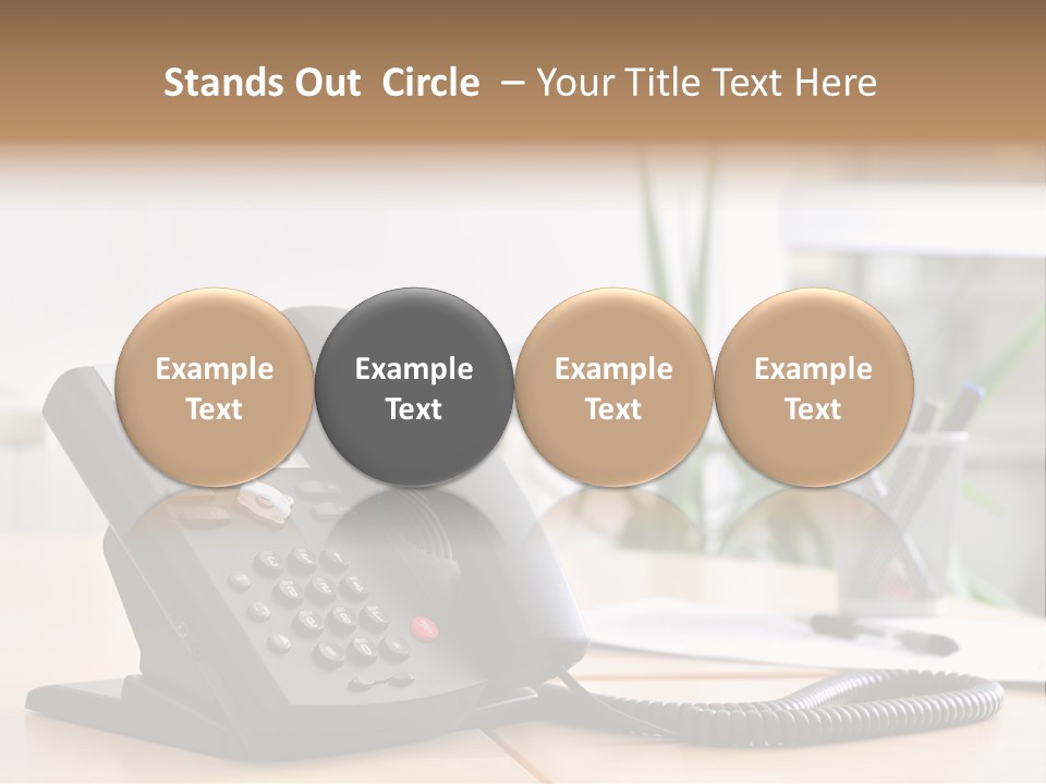 Communicate Internet Receiver PowerPoint Template
