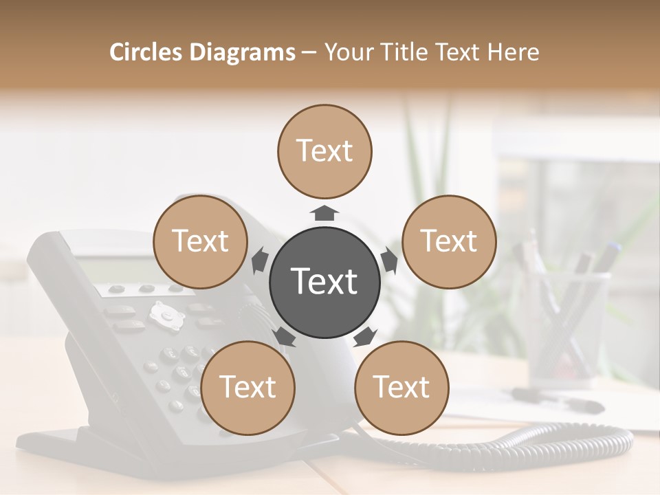 Communicate Internet Receiver PowerPoint Template