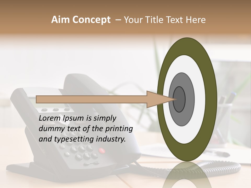 Communicate Internet Receiver PowerPoint Template